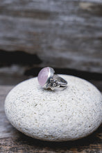 Load image into Gallery viewer, Apple Blossom Ring -- Rose Quartz -- Size 7.5