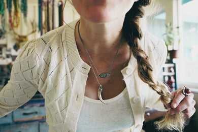Scrappy Necklace -- Bronze