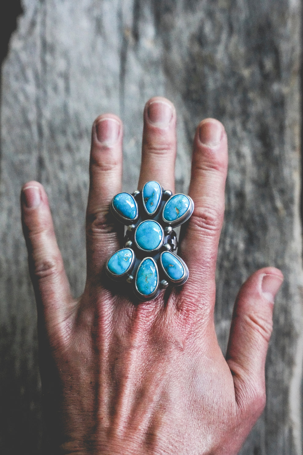 Bluebird Cluster Ring - Size 8