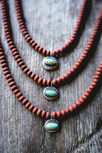 Summer Strands -- Jasper and Green Turquoise