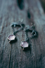 Load image into Gallery viewer, Alpha Earrings -- Rose Quartz