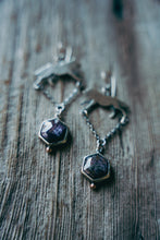 Load image into Gallery viewer, Alpha Earrings -- Sapphires -- Large