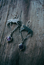 Load image into Gallery viewer, Alpha Earrings -- Sapphires -- Small