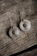 Load image into Gallery viewer, Old Soul Earrings -- Golden Umba Sapphire