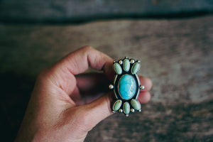Butterfly Ring -- Turquoise
