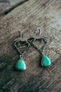 Alpha Earrings -- Turquoise