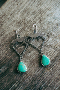 Alpha Earrings -- Turquoise