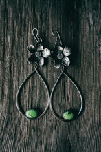 Load image into Gallery viewer, Apple Blossom Earrings -- Sonoran Gold Hoops