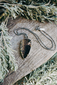 Migrations Necklace -- Montana Agate