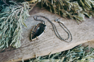 Migrations Necklace -- Montana Agate