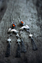 Load image into Gallery viewer, Jackrabbit and Dune Earrings -- Hessonite