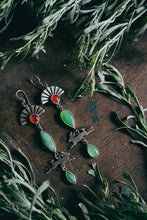 Load image into Gallery viewer, Jack Earrings -- Carnelian and Chrysoprase