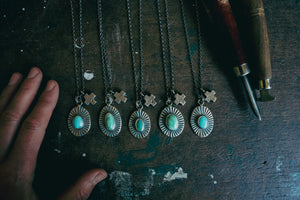 Faith Necklace -- Turquoise and Variscite