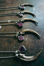 Load image into Gallery viewer, Scrappy Necklace -- Raw Ruby