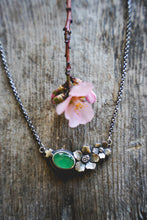 Load image into Gallery viewer, Apple Blossom Necklace -- Chalcedony