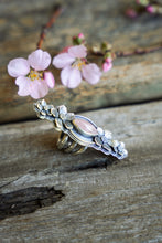 Load image into Gallery viewer, Apple Blossom Ring -- Rose Quartz -- Size 7.25