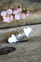 Load image into Gallery viewer, Apple Blossom Ring -- Rose Quartz -- Size 8.5