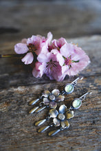 Load image into Gallery viewer, Apple Blossom Earrings -- Prehnite