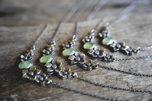 Load image into Gallery viewer, Apple Blossom Necklace -- Prehnite