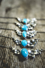 Load image into Gallery viewer, Apple Blossom Necklace -- Kingman Turquoise