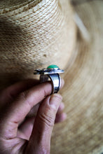Load image into Gallery viewer, Apple Blossom Ring -- Size 10.25 Chrysoprase