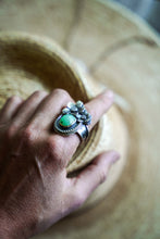 Load image into Gallery viewer, Apple Blossom Ring -- Size 10.25 Chrysoprase