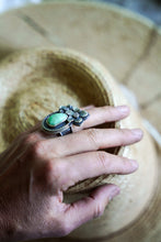Load image into Gallery viewer, Apple Blossom Ring -- Size 6.75 Chrysoprase