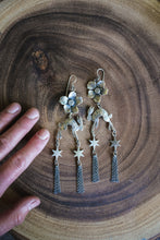 Load image into Gallery viewer, Jackrabbit and Dune Earrings -- With Apple Blossoms