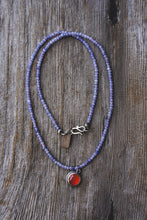 Load image into Gallery viewer, Summer Strands -- Carnelian, Tanzanite