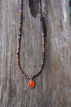 Load image into Gallery viewer, Summer Strands -- Ruby, Carnelian, Tanzanite