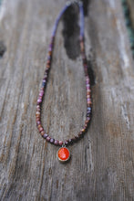 Load image into Gallery viewer, Summer Strands -- Ruby, Carnelian, Tanzanite