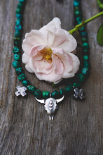 Load image into Gallery viewer, Bison Skull Necklace