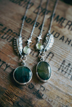 Load image into Gallery viewer, Ether Necklace -- Labradorite and Prehnite